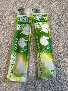 Sweat Pads for Hats & Shirts (Black + White Set) NEW